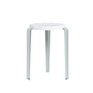 TipToe LOU Skammel Genanvendt Plastik Hvid/Pale Blue