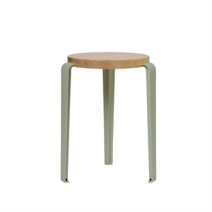 TipToe LOU Skammel Egetræ/Khaki Green