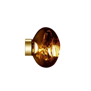 Tom Dixon Melt Surface Væg/Loftlampe LED Guld Lille