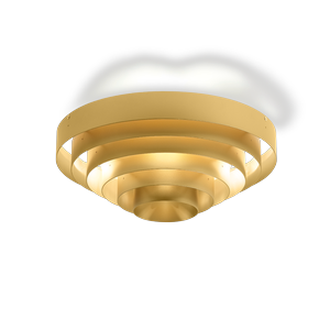 Wever & Ducré J.J.W. 03 Loftlampe Guld