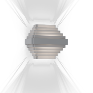 Wever & Ducré J.J.W. 01 Væglampe Sølv