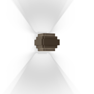 Wever & Ducré J.J.W. 02 Væglampe Bronze