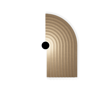 Wever & Ducré TAPIS SOFT 3.0 Væglampe Felt Limestone