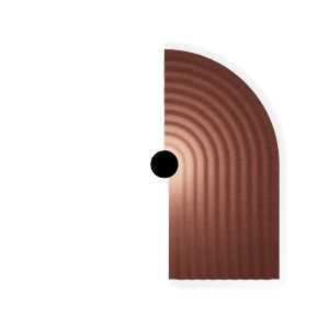 Wever & Ducré TAPIS SOFT 3.0 Væglampe Felt Oxide Red