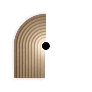 Wever & Ducré TAPIS SOFT 4.0 Væglampe Felt Limestone