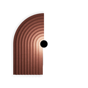 Wever & Ducré TAPIS SOFT 4.0 Væglampe Felt Oxide Red