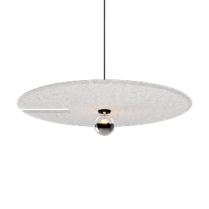 Wever & Ducré MIRRO Soft 3.0 Pendel Felt Marble Grey