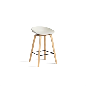 HAY AAS32 Barstol H65 Eg/Stål/Melange Cream
