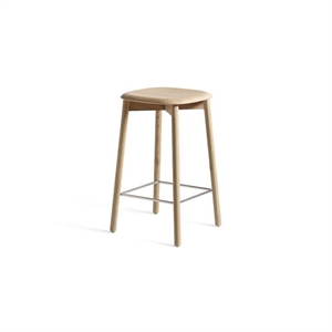 HAY Soft Edge 82 Barstol H65 Eg/Rustfri Stål