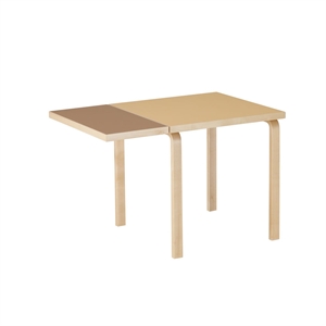 artek Aalto DL81C Spisebord Med Klap Valnød/Clay