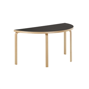 artek Aalto 96 Halvrundt Spisebord Sort