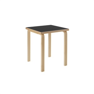 artek Aalto 80C Square Spisebord H74 Sort
