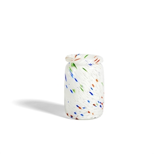 HAY Splash Roll Neck Vase Medium Hvid
