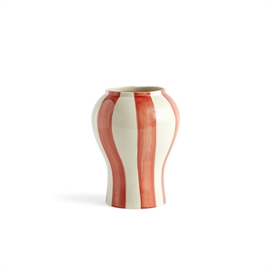 HAY Sobremesa Stripe Vase Lille Rød