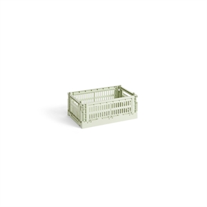 HAY Colour Crate Opbevaringskasse Lille Mint