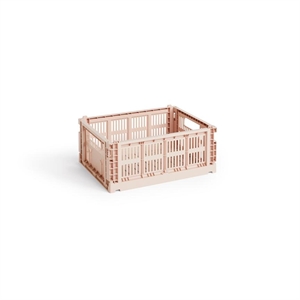 HAY Colour Crate Opbevaringskasse Medium Powder