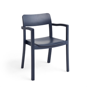 HAY Pastis Spisebordsstol med Armlæn Steel blue