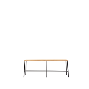 Frama Adam Bænk L120 Sort/Eg