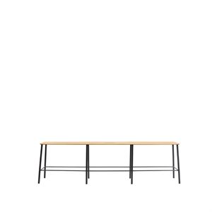 Frama Adam Bænk L160 Sort/Eg