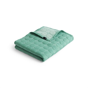 HAY Mega Dot Organic Sengetæppe 195x245 Sea Green