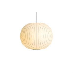 HAY Nelson Angled Sphere Bubble Pendel Mellem Off-White