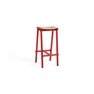 HAY Taburete 8 Barstol H75 Signal Red