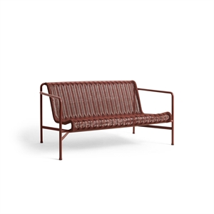 HAY Palissade Cord Lounge Sofa Iron Red