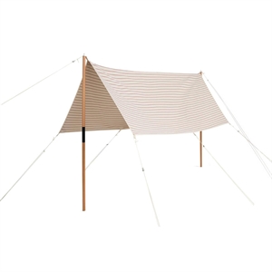 HAY Outdoor Market Canopy Beige/Rød