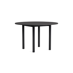HAY Annex Round Spisebord Ø120 Mørkegrå/Sort Eg