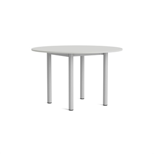 HAY Annex Round Spisebord Ø120 Skygrå/Aluminium