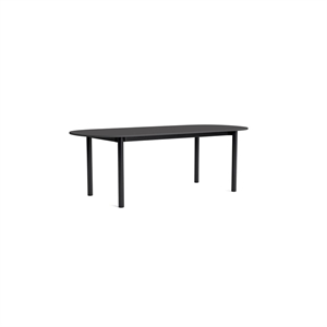 HAY Annex Oblong Spisebord L220 Mørkegrå/Sort Eg