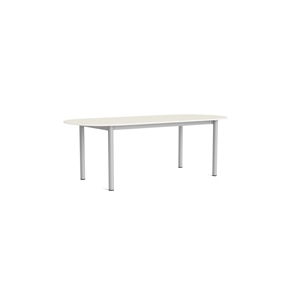 HAY Annex Oblong Spisebord L220 Cotton Cream/Aluminium