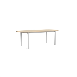 HAY Annex Oblong Spisebord L220 Lakeret Eg/Aluminium