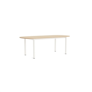 HAY Annex Oblong Spisebord L220 Lakeret Eg/Creme Hvid