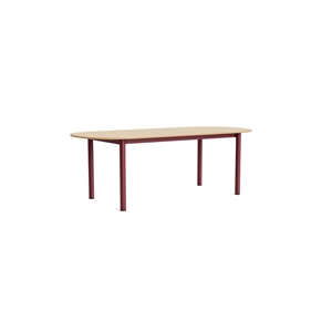 HAY Annex Oblong Spisebord L220 Lakeret Eg/Barn Red