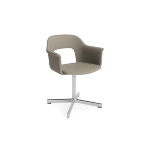 HAY Layout 234 Spisebordsstol Med Armlæn & Swivel Naveli 133/Aluminium