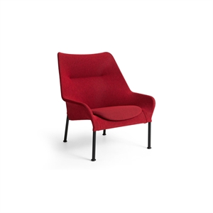 HAY O2 Lænestol Soft Red/Sort