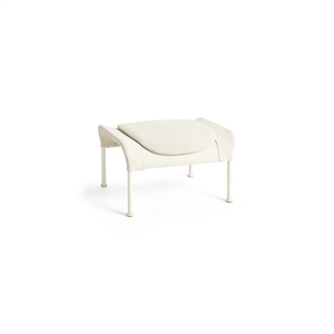 HAY O2 Ottoman Soft Cream/Sort