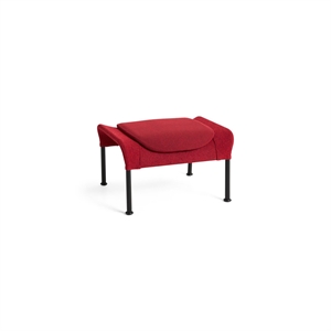 HAY O2 Ottoman Soft Red/Sort