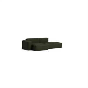 HAY Mags Soft Low 2,5-Personers Sofa Kombination 3 Venstre Maglia Dark Green