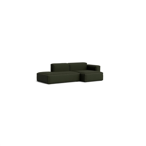 HAY Mags Soft Low 2,5-Personers Sofa Kombination 3 Højre Maglia Dark Green