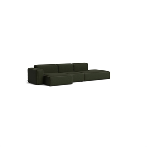 HAY Mags Soft Low 3-Personers Sofa Kombination 4 Venstre Maglia Dark Green