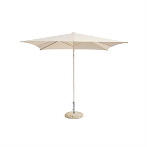 HAY Terrazza Square Parasol Off-White/Grå