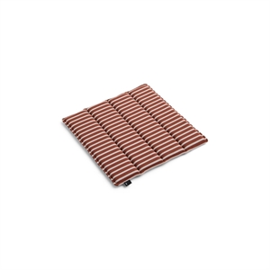 HAY Terrazza Siddehynde 40x40 Terracotta Bold Stripe