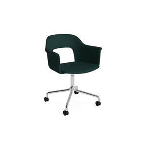 HAY Layout 264 Spisebordsstol Med Armlæn & Swivel Autumn 971/Aluminium