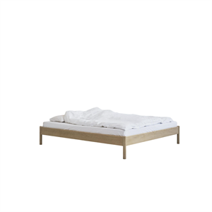 Rye Sleep Alken Sengestel Uden Sengegavl 150x200 Sæbebehandlet Eg
