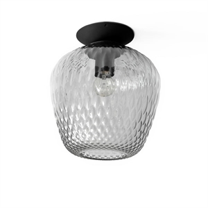 &Tradition Blown SW5 Loftlampe Sølv Glas