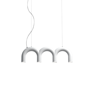 Oblure Arch Triplette Pendel Hvid