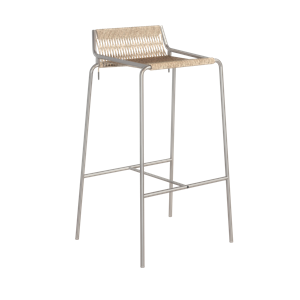 Thorup Copenhagen Noel Barstol Rustfrit stål/Linned H77 cm
