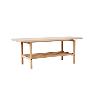 Andersen Furniture B3 Bænk Hvidlakeret Eg